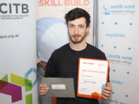 Skill Build 2023 Patryk Niedoba 2nd place Wall Floor Tiling