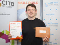 Skill Build 2023 Scott Buchanan 3rd place Wall Floor Tiling