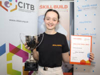 Skill Build 2023 Jacqui Hawthorne 1st place Wall Floor Tiling