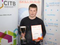 Skill Build 2023 Joshua Mc Bride 1st place Plastering