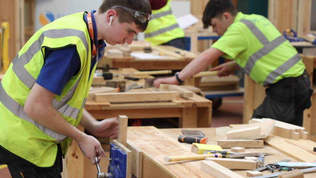 2 Cabinet making in action