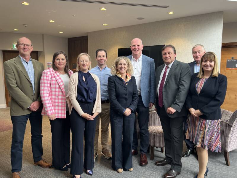 Brian Dorans retirement Group photo Df E and NI FE Colleges