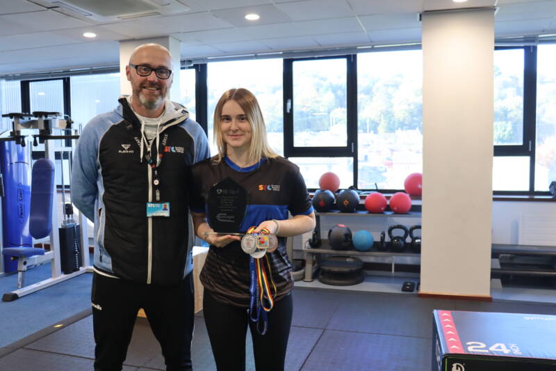 Sinead Byrne alongside Mark Copeland