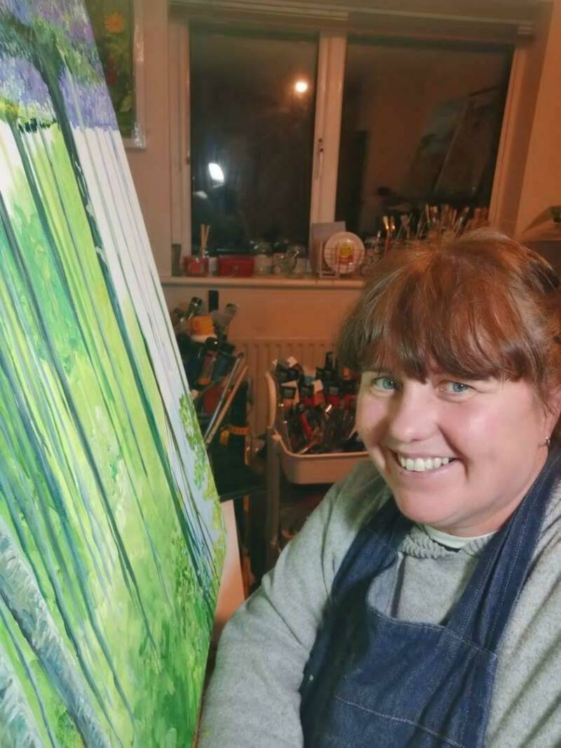 Mairead at work