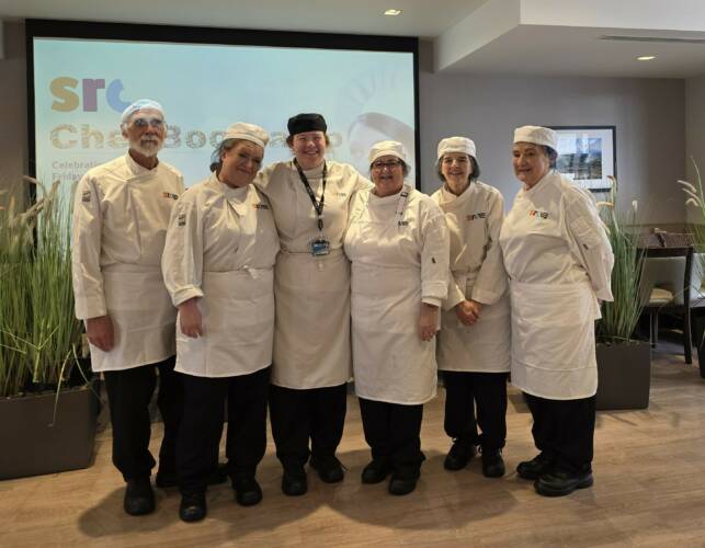 Students with Lecturer R Gilmore