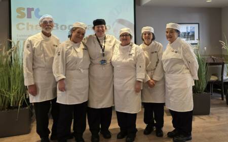 Students with Lecturer R Gilmore