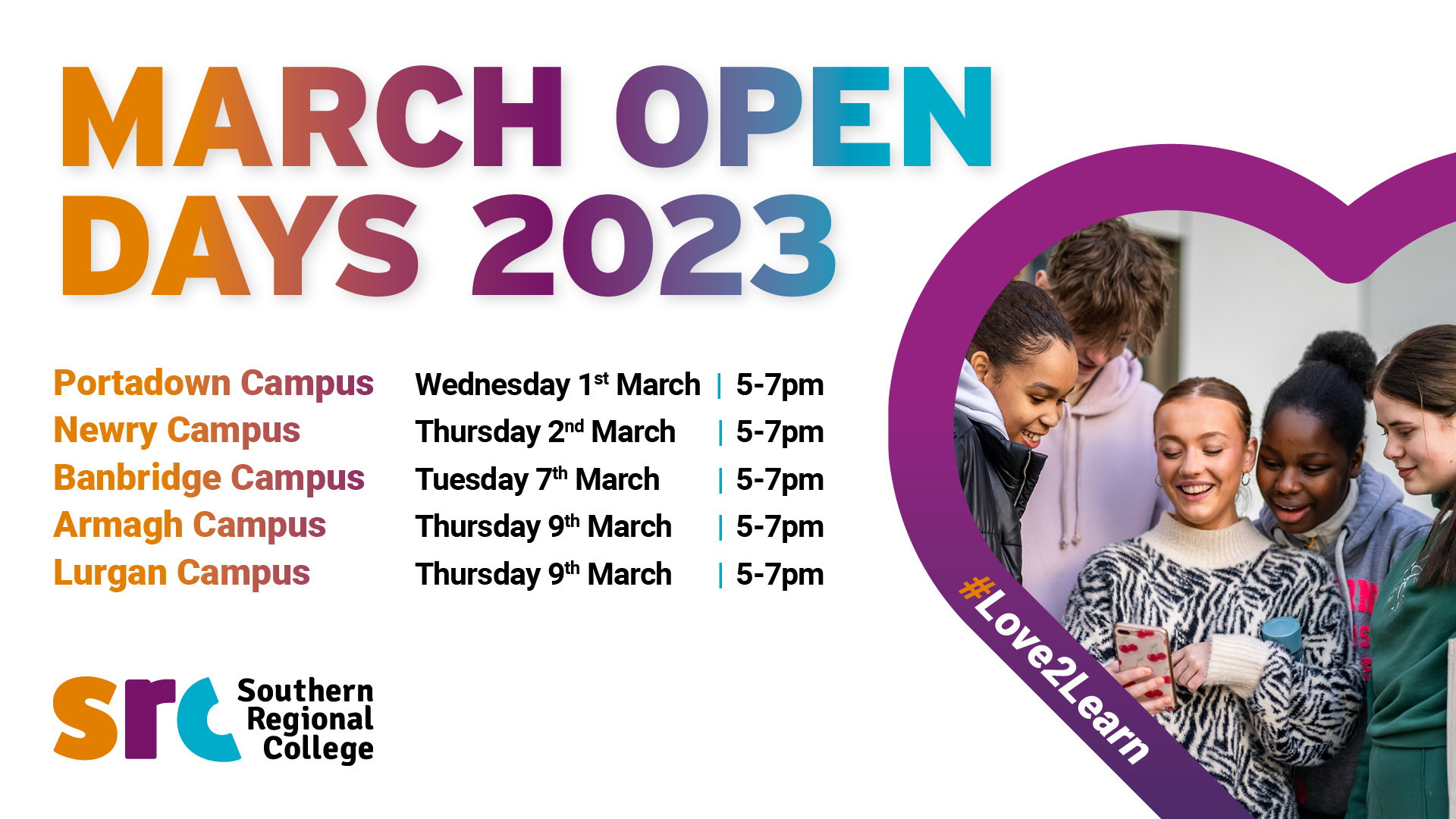 Open Days March 2023