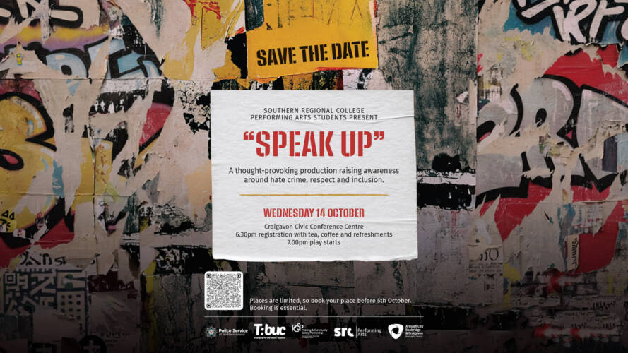 Speak up poster