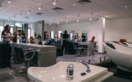 Modern hairdressing salon within SRC campus